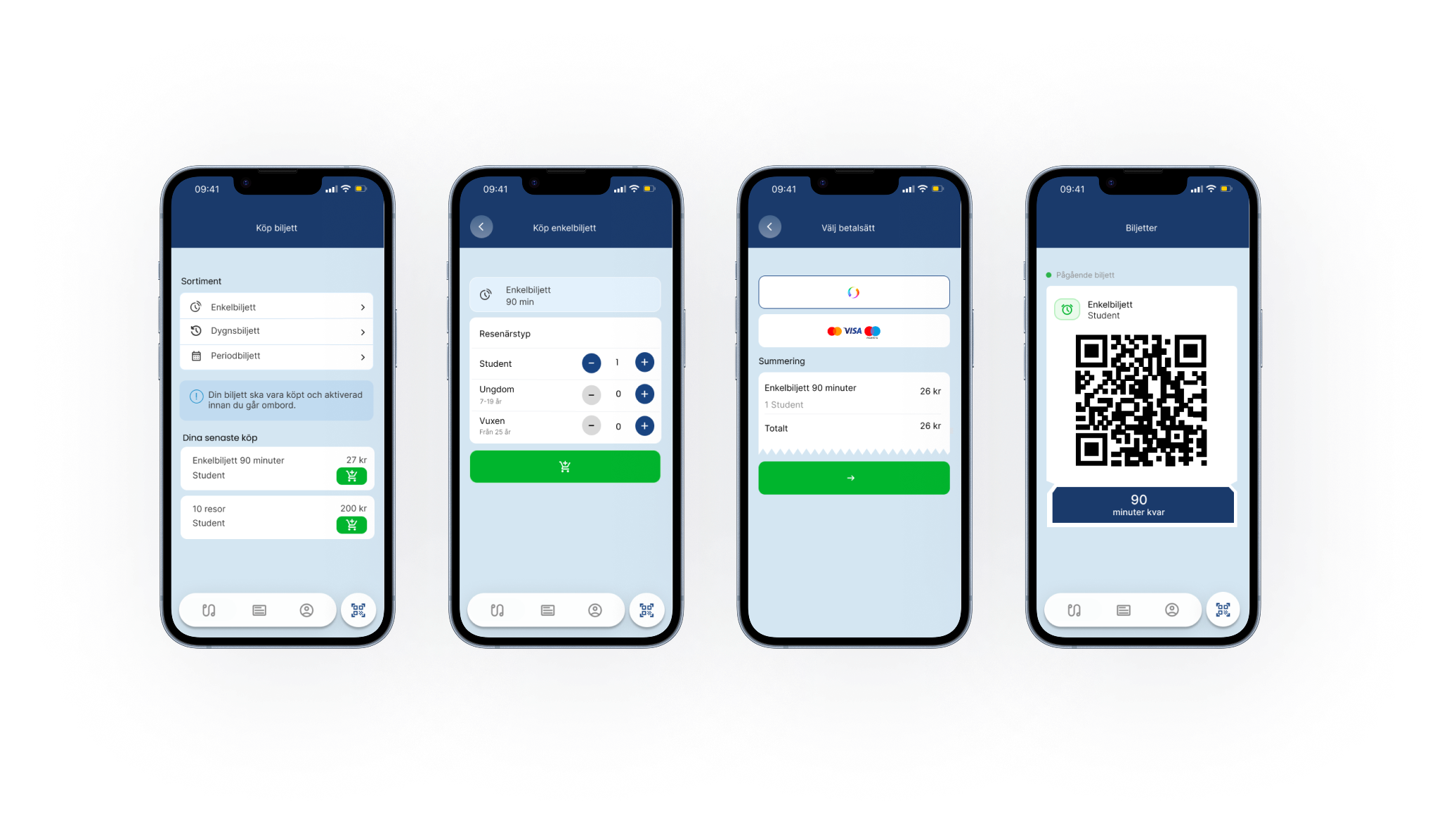 Icon-only navigation prototype